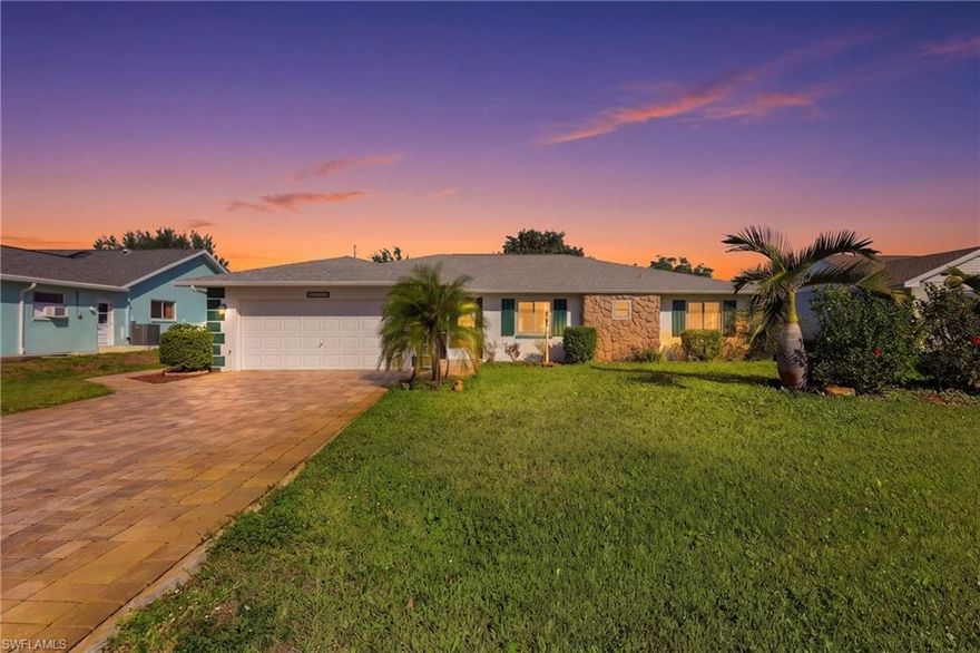 ***MOTIVATED SELLER SAYS - ALL OFFERS WILL BE CONSIDERED***THIS IS IT ***Your Southwest Florida Dream Awaits! *** Just 2.8 miles from Bunche Beach, 6 miles from the Sanibel Causeway Beach, and only 6.5 miles to the Matanzas Pass Bridge leading to Fort Myers Beach, this location offers quick and easy access to the best of island living. Discover the perfect blend of comfort, convenience, and coastal charm in this beautifully maintained 3-bedroom, 2-bath, 2-car garage home ideally located in the much sought-after Iona area. Just minutes from the airport, premier shopping, dining, and world-renowned beaches like Sanibel and Fort Myers Beach, this is the lifestyle you've been dreaming of. This home features a formal living room, dining room, and family room with sliding glass doors that open to a huge covered/screened Lanai with newer vinyl windows for year-round enjoyment! The kitchen is bright and airy with a breakfast bar & serving window to Lanai. The property has a huge backyard with plenty of room for a pool! Recent upgrades include: NEW ROOF finished in 2024, Newer water heater, Newer HVAC, and newer flooring throughout. Other features include: All newer windows, skylight in the family room, and turbine fans for attic ventilation. Offered as-is with right to inspect. Whether you're a seasonal snowbird, full-time resident, or savvy investor, this is a rare opportunity to own a slice of Southwest Florida’s finest. Don’t let it slip away!