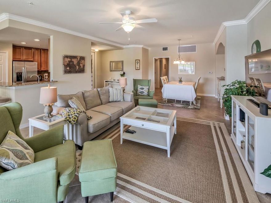 AVAILABLE January & February 2027! Experience Florida living in this beautifully maintained 3-bedroom, 2-bath first-floor coach home, featuring a spacious 2-car attached garage and a stunning lake view from your private screened lanai. This move-in-ready residence boasts a highly sought-after transferable golf membership, offering exclusive access to world-class golfing just steps from your door. Enjoy the comfort of a bright and open floor plan, perfect for entertaining or relaxing in style. In addition to the TPC golf membership, the transfer grants full access to all of Treviso Bay’s top-tier amenities, including lagoon, lap, and satellite pools, a modern fitness center, tiki bar, lakeside beach area, bocce, tennis, pickleball, basketball courts, spa, salon, and more. Don’t miss this rare opportunity to experience a piece of paradise with resort-style amenities in a premier golf community!