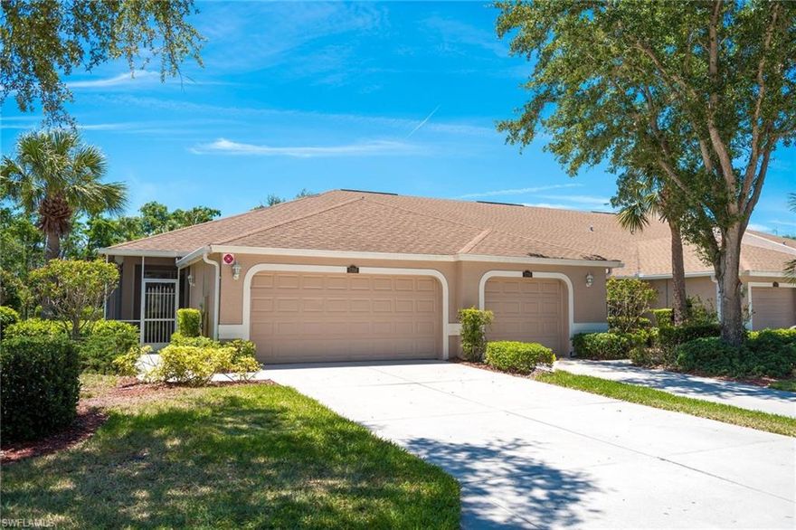 RARE FIND, END UNIT WITH A 2 CAR GARAGE, AUTOMATIC ROLL DOWN HURRICANE SHUTTERS AND REVERSE OSMOSIS, that  backs up to Arrow Head (2nd Fairway) golf course for a world class view. This home boasts of numerous upgrades to include 18 inch tiles on the slant, neutral paint job, window treatments, garage storage & updated water tank. For those of you who are golfers, Heritage Greens is a golf community on a public course designed by Gordon Lewis. So you get to golf without the high community golf assessments & memberships, you pay as you golf. Finally, this community has 2 pools, and a hot tub, tennis courts, a play ground, a bar grill, and a  pro shop. FHA, USDA, VA OK.