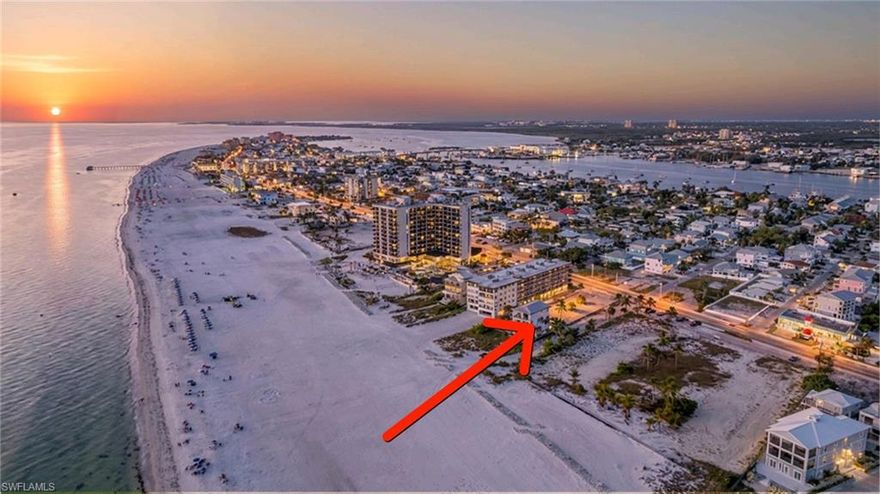 OPPORTUNITY OF A LIFETIME! This one-of-a-kind Gulfside property is located directly on Estero Blvd. next to Neptune and Diamondhead resorts, just one mile from the new Margaritaville and Time Square. First time available in half a century! Prior use was a mixed use development of 15 units: 13 residential vacation rental condo units, and two commercial office condo units. Potential future uses may include: Condos, Boutique resort, Mixture of Residential with Commercial use on Estero Blvd.  Walking distance to all the beach activities, dining, shops and beach parks. Includes the entire parcel of land! A wonderful opportunity to build a new luxury development on this amazing site at an attractive new price! Don't miss out!