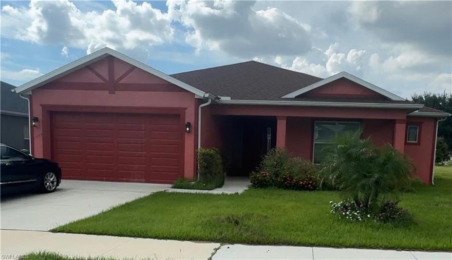 Beautiful 4-bedroom, 2-bath home available for rent in a prime Immokalee location. This well-maintained property features a covered lanai and is move-in ready. Easy approval process with a lease start date as early as February 1st. Owner will pay partial electricity, and the home is equipped with solar panels to help reduce monthly electric costs. Garage is not included in the rental. A 12-month lease is available. Conveniently located near major roads and shopping centers, offering both comfort and accessibility.