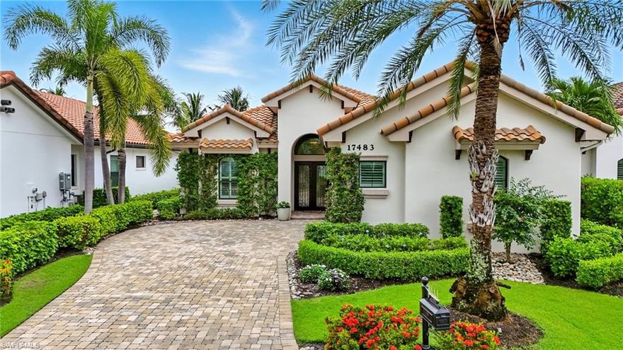 Exquisite Harbourside Residence with Extensive Upgrades

Tucked within a small, private enclave on a quiet cul-de-sac, this Harbourside-built home perfectly blends the privacy of a single-family residence with the convenience of a self-managed HOA that cares for landscaping. Thoughtfully updated throughout, this home showcases high-end finishes and refined design.

Highlights & Features:
Designer Kitchen – Recently refreshed with quartzite countertops and backsplash, new Wolf 6-burner cooktop, sink, faucet, beverage refrigerator, fresh paint, and a spacious walk-in pantry. Ample cabinetry includes a display cabinet for glassware and serving pieces.  Premium Appliances – Thermador double ovens, dishwasher, and microwave.
Luxurious Primary Suite – Two generous closets, new chandelier, fresh paint, and a fully renovated spa-like bath featuring a stunning accent wall, double vanity, new countertops, fixtures, linen closet, and electrical setup for a heated/bidet toilet seat.  Guest Accommodations – Two guest bedrooms, each with refreshed en-suite baths.
Flexible 4th Bedroom/Home Office – Glass French doors provide both elegance and function.
Elegant Living Spaces – Great room with custom lighting and wallpaper; dining room with designer chandelier; updated powder room with new countertops and paint.

Resort-Style Outdoor Living – Newly reimagined lanai featuring a lighted shiplap accent wall with fireplace, outdoor kitchen with granite counters, Lynx high-end grill, sink, and abundant cabinetry.  Enhanced Comfort & Protection – New Storm Smart remote hurricane shades, two new fans, and a floating dock for boaters.
Garage Upgrades – Two-car garage with EV charger and new AC split system, ideal for climate-controlled storage of cars, clubs, or bikes.  Landscaping – Completely upgraded and redesigned exterior grounds.
Peace of Mind – Regular maintenance contracts in place for AC, pool, and pest control.
This exceptional home offers the best of Florida living—modern updates, luxurious finishes, and unmatched functionality in a highly desirable, private setting.