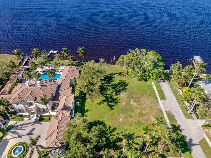 Prime Riverfront Lot with Stunning River Views in Fort Myers?! Welcome to 1212 Coconut Drive, an exceptional waterfront lot offering a rare opportunity to build your dream home or vacation retreat on the banks of the majestic Caloosahatchee River. This expansive 0.74-acre parcel features direct river access, offering unparalleled views of the shimmering waters and vibrant sunsets. Perfectly positioned in a highly sought-after neighborhood, this lot is ideal for those seeking tranquility, luxury, and a life by the water.
The property boasts 145+ feet of river frontage, providing ample space for a private dock, perfect for boating, fishing, and enjoying all the pleasures of waterfront living. The lot is cleared and ready for construction, offering easy access to utilities. Located just minutes from downtown Fort Myers and major roadways and the best of Southwest Florida’s lifestyle, with nearby shopping, dining, and entertainment options. Whether you envision a modern estate or a stylish coastal retreat, this is the perfect canvas to bring your vision to life.
 Don’t miss your chance to own this exceptional riverfront lot at 1212 Coconut Drive and this rare opportunity to secure a piece of paradise. Schedule your showing today and make this dream lot yours before it’s gone!
