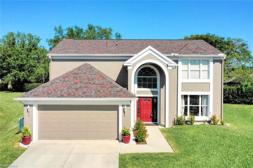 Don't miss the opportunity!!  This well maintained 4 bedroom, 2.5 bath home is situated on a quiet cul-de-sac in Bristol Parc and is priced to sell!! Admire the beautiful, brilliant tile flooring throughout the first floor living area and a spacious eat in kitchen that opens to the family room. Plenty of room for you to design your custom oasis in this oversized backyard. Bristol Parc is a 132 home subdivision with very low HOA fees plus the amenities of Gateway - community pool/spa, dog park, soccer fields, it represents quite the value. The Roof was replaced and home exterior elastomeric sealed and painted in 2018. If you are looking for golf - Gateway Golf and Country Club - offers an optional world class experience. A short ride to Fenway South or Century Link Field for spring training, a number of restaurants in Gateway plus the Gulf Coast Town Center for additional restaurants and shopping, and a new Publix at the corner of Gateway Blvd and Daniels. Everything you need is a short drive from your new home.