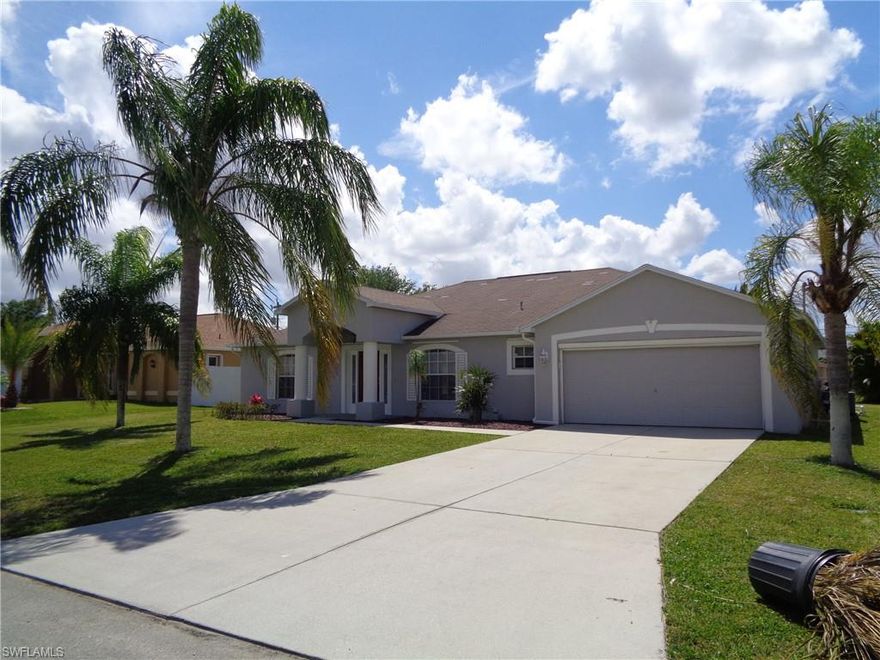 This is definitely the home you have been waiting for.   Beautiful move in condition with 4 bedrooms and 2 baths and the open floor plan you will love.   Kitchen is open to spacious great room opening onto a large screened lanaii overlooking your inviting saltwater inground pool for your enjoyment.   There is a large breakfast bar/island and a pantry larger than normal for your storage needs.   Added enticement is a generous sized separate dining room to entertain your guests.  The Master bath features an oval soaking tub plus a separate shower stall and a walkin closet.  Beautiful flooring throughout this impeccable home.Central Air installed in 2015 and water heater about 6 years old. Newer Dishwwasher and Side by Side Refrigerator.   And all at a price that beats all the competition.   Come see now!!!