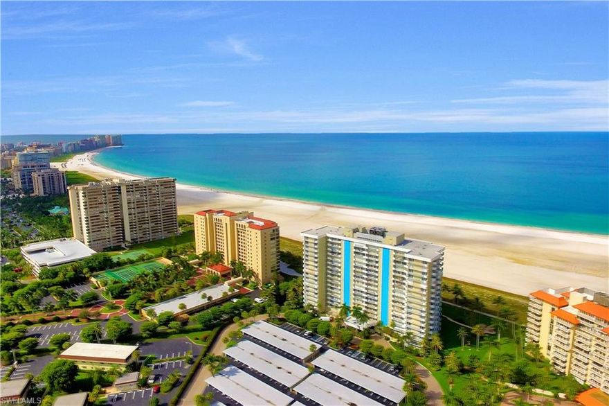 Own your piece of paradise with OCEAN VIEWS on Marco Island. This well maintained two bedroom, two bathroom condo in the Admiralty House is sure to make you feel as if you’re in heaven. The large tiled floors through-out the main living space and kitchen is exactly what you want with a BEACH FRONT condo. Making your way further into the living space you will see the ocean views that make this condo one to have. The NEW, IMPACT GLASS, floor to ceiling sliding windows open to the large balcony perfect for watching the famous Marco Island Sunsets with your favorite cocktail. The impeccably clean, galley style kitchen is just the perfect size to accommodate all your cooking needs when entertaining friends or family. Each bedroom offers the same floor to ceiling, new sliding windows that allow you access out to the front balcony facing Marco Island. The master bedroom with attached on-suite offers ample closet space and the same updated feel that carries throughout the entire unit. Whether you're looking to play tennis, enjoy the beach, or take a dip in the Admiralty pool, living in paradise doesn't get much better than this.