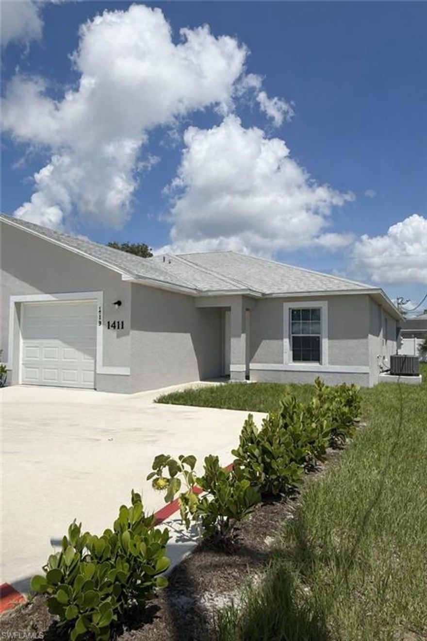 New Construction 3BR/2BA Home in Cape Coral

Be the first to live in this new home featuring tile floors throughout, stainless steel appliances, a spacious kitchen with island and a master suite with walk-in tile shower. Enjoy the benefit of an oversize one car garage for more room and storage alike. Washer and dryer in unit. 

Conveniently located near Cape Coral Hospital, Del Prado Blvd shopping & dining, Horton Park, Sun Splash Family Waterpark, and Four Mile Cove Ecological Preserve. Quick access to Fort Myers.

12 month lease. Owner responsible for lawn care. All utilities to be covered by the tenant.