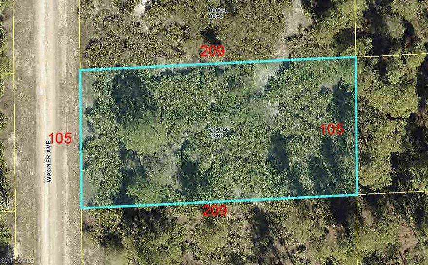 Half acre lot with close access to Sunshine Blvd. Dead end road with only one home on it. Property has some palmetto, palms, and oak trees. New fire station under construction right around the corner.