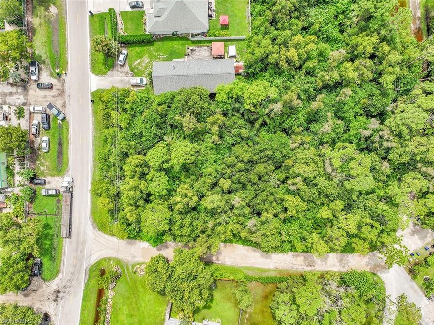 More than 2/3rds acre in the Estero City Limits. West of US 41 and part of historic Estero.