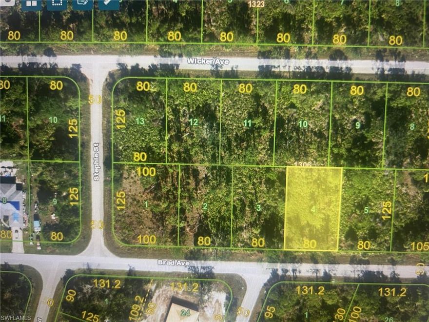 Great.23 acre lot in an excellent location in Port Charlotte. This area is growing due to demand and many new homes being constructed in the area. You will be able to construct the home of your dreams on this lot with plenty of space for a large yard, pool, or garden. Also, a great opportunity for investors or builders.
DON'T MISS OUT ON THIS GREAT OPPORTUNITY!