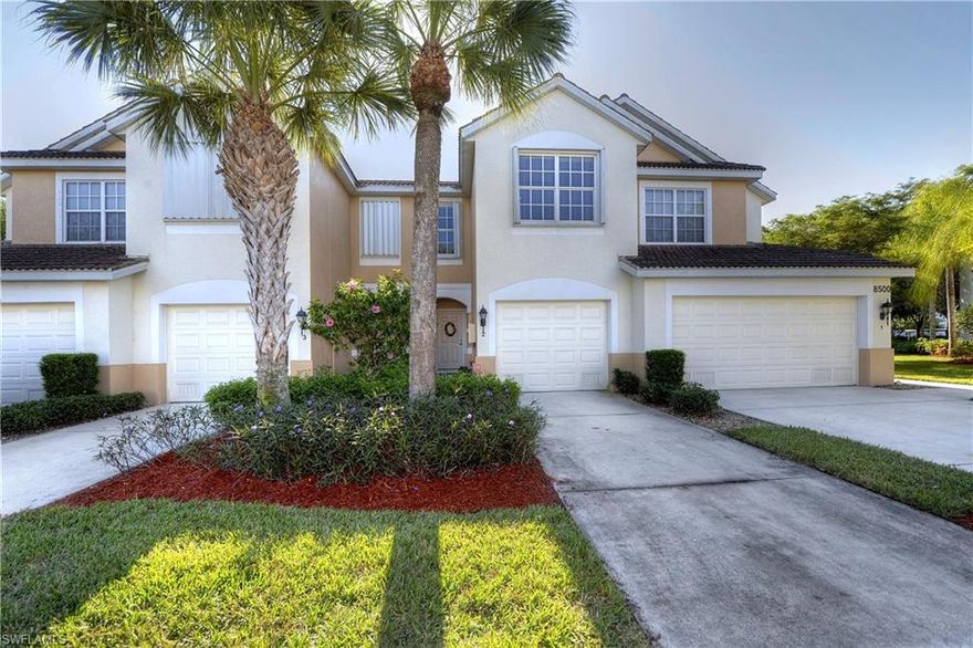 Got Location? Lakewood Village is a gated community that's conveniently located off the corner of Summerlin Rd and Gladiolus Dr. Close to Sanibel, Fort Myers Beach, Shopping, HealthPark Hospital, and Lakes Park is within walking distance. The townhome has a wonderful floor plan with a comfortable amount of space given to all rooms. Featuring accordion hurricane shutters on all upstairs windows, Custom designer colors throughout, Tile downstairs, New carpeting upstairs, Modern Ceiling fans and Fixtures, New SS appliances, Granite, and an Extended Screened in lanai. Homes in this community do not last long, make your appointment to see this home TODAY!!!