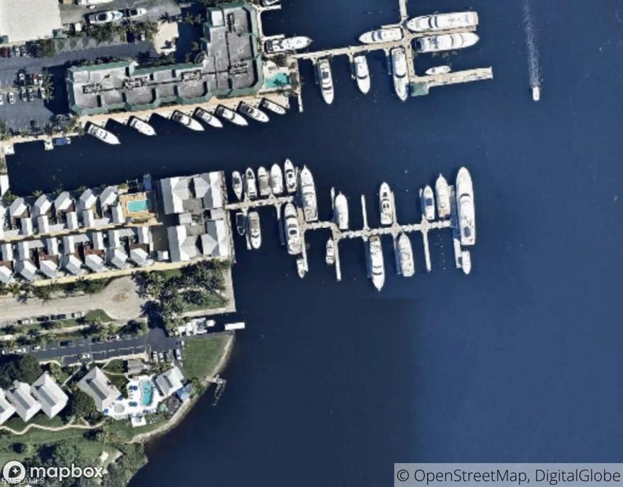 LIVE ABOARD MARINA with 4-year-old floating concrete docks! Pump out right from your slip! This slip measures 70' x 18.9'. Easily accessible and marina is loaded with amenities. Members clubhouse, WiFi, cable TV, laundry, showers, ice and parking. Beautiful location on Naples Bay that is within walking distance to Fifth Avenue, shops and restaurants.