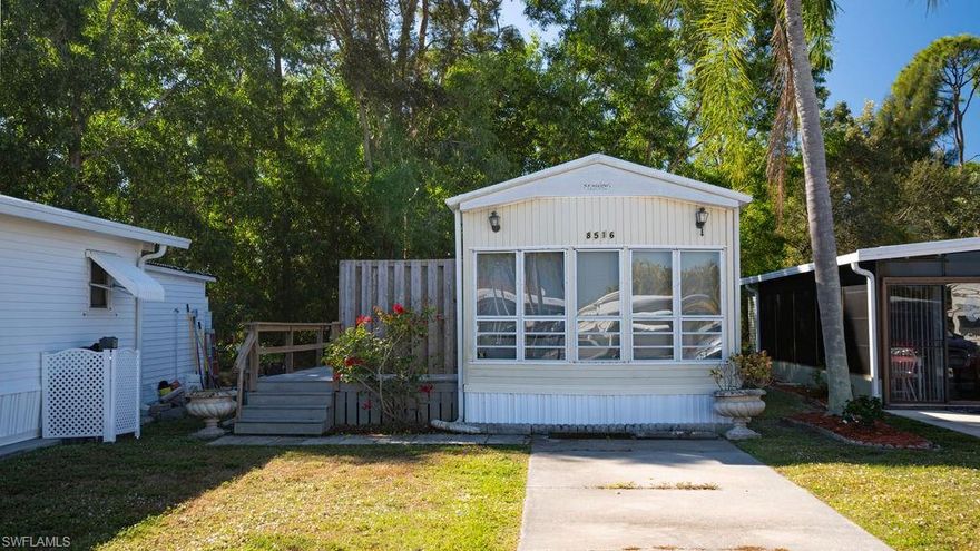 Welcome to Cypress Bend RV Resort in Estero, FL! This fully furnished 396 sq ft trailer home with land ownership and super low HOA fee offers an efficient, low-maintenance lifestyle in one of Southwest Florida’s most desirable communities.  Ideal as a winter retreat, investment property, or full-time residence, this move-in-ready home features a cozy living area, functional kitchen, and comfortable sleeping space designed for easy living. Enjoy resort-style amenities including clubhouse, pool, social activities, and a friendly community atmosphere. Ideally located near shopping, dining, beautiful Gulf beaches, and Southwest Florida International Airport. Affordable Florida living with ownership pride.