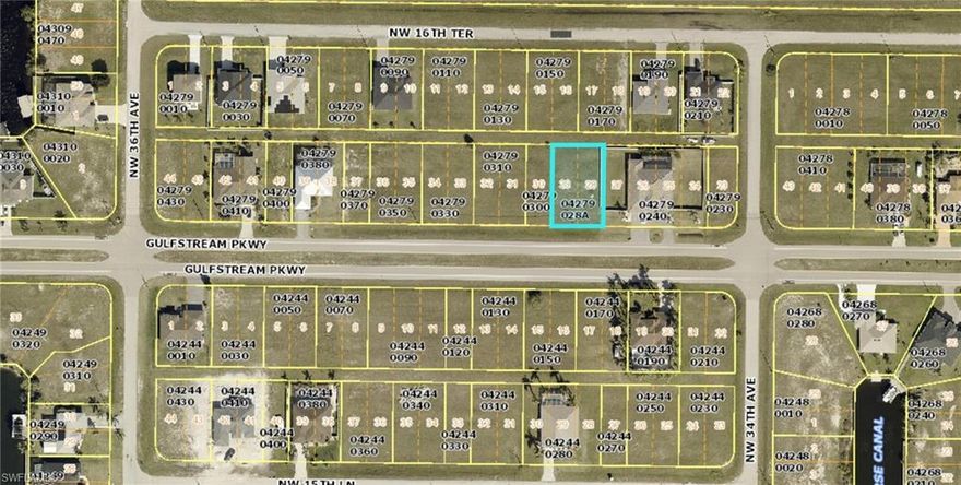 Welcome to 3411 Gulfstream Parkway, a rare opportunity to secure a prime vacant lot in one of Cape Coral’s most desirable neighborhoods. This build-ready property comes complete with elegant architectural plans and city permits ready to be issued, allowing you to break ground on your dream home without delay.

The estimated construction budget is $289,000, which includes all city permit fees. A licensed owner-builder is available to assist throughout the process, and construction financing options are also available. 

Schedule a walk-through of the property, review the plans, and discuss financing or multi-lot package options. Don’t miss out on this incredible opportunity to build in one of Cape Coral’s most vibrant communities!