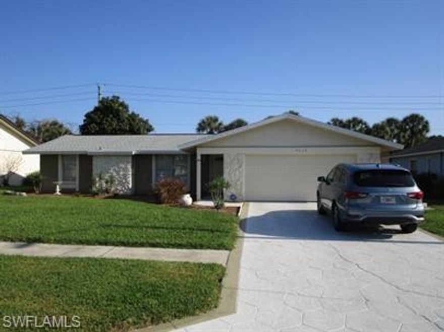 Welcome to your dream home in Naples! This stunning single family home boasts 3 bedrooms, 2 bathrooms, and a spacious 2 car garage. The wood and tile flooring throughout adds a touch of elegance, while the washer and dryer hookup provides convenience for your busy lifestyle. The open lanai is perfect for enjoying the beautiful Florida weather, and the family room is ideal for entertaining guests or relaxing with loved ones. With availability starting in April 2026, you won't want to miss out on this incredible opportunity. Located just 3.4 miles from shopping and dining, you'll have easy access to all the amenities you need. And with the closest beach only about 5 miles away, you can enjoy the sun, sand, and surf whenever you please. 

Additional fees may apply in addition to rent to include but not limited to application fees to associations, cleaning, admin, etc.