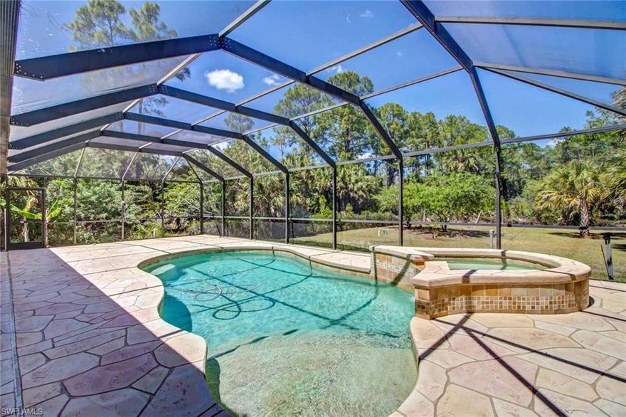 Great opportunity to own this beautiful 3 bedroom,2 bathroom, double car garage and A GORGEOUS POOL HOME!!! Right off Immokalee Rd and 35th Ave NE. Home is located near the new Publix, schools and gas stations.  The floor plan offers a great room, volume ceilings, separate dining area, split bedroom plan, eat-in kitchen with pantry, 2 car garage, in-house laundry, covered/screened entry & covered/screened pool area. The great room has 3 large windows with a view to the lanai and pool. The master bathroom has dual sinks and vanity area, large garden tub and shower combo with a walk-in closet. It won't last long!!