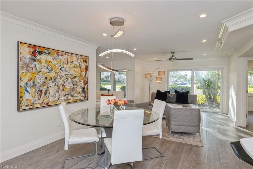 THIS IS A GORGEOUS TOTALLY RENOVATED CORNER UNIT CONDO WITH CONTEMPORARY HIGH END FINISHES, AND WINDOWS GALORE, ALSO BOASTING TILE FLOORS THROUGHOUT, QUARTZITE COUNTERTOPS, GLASS BACKSPLASH, TILE SHOWER, & NEW WINDOWS AND DOORS. 
THIS UNIT (WAS) A 2 BEDROOM, AND THE OWNERS REMOVED WALLS AND MADE  IT INTO 1 BDRM WITH MORE LIVING SPACE. COULD EASILY BE TURNED BACK INTO A 2 BEDROOM CONDO. SQUARE FOOTAGE IS THAT OF THE 2 BEDROOM UNITS.
FLOOR PLANS AND APPROXIMATE COST WILL BE AVAILABLE AT THE UNIT. AMENITIES INCLUDE: POOL, CLUBHOUSES, LIBRARY WITH ONLINE COMPUTERS, WORKSHOP WITH POWER TOOLS, SHUFFLEBOARD COURTS, BOCEE BALL COURT, ETC.AND ENDLESS ACTIVITIES DURING SEASON. BUILDING RECENTLY UNDERWENT A WHOLE MAKEOVER WITH NEW PAVER COURTYARD, WATER FEATURES, PAINT, ROOF, LANDSCAPE FOLIAGE, LIGHTING AND MORE.
LOCATION LOCATION LOCATION!!!
WALK TO THE PIER/BEACH, THIRD STREET & 5TH AVE SHOPS AND DINING, THE CITY DOCK, CRAYTON COVE.
DON'T MISS THIS ONE        55 AND OLDER COMMUNITY