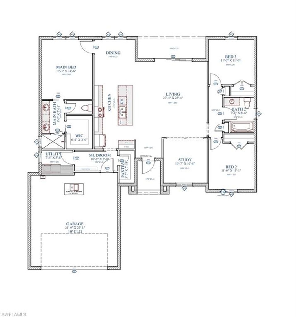 Photo of 445 Burrstone DR, LEHIGH ACRES, FL 33974 (MLS # 226014898)