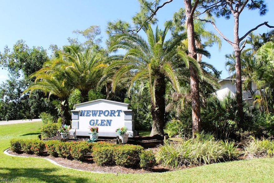 Convenient, 1st-Floor condo in desirable community with lush, mature landscaping, providing a tropical oasis away from the hustle and bustle, yet close to RSW Int'l, shopping, dining and plenty of golf courses! Completely renovated, 2/BR, 2/BA residence, with covered parking, boasts of new, beautiful "non-slip" tile flooring throughout, custom paint, and wide baseboards providing a finished look to walls. Kitchen and ensuites have been beautifully remodeled with white, shaker style cabinetry, quartz countertops and brush nickel hardware. New SS appliances, tray ceiling and beautiful backsplash in kitchen are sure to impress! Enjoy an added pantry in the hallway, providing additional storage for all your kitchen gadgets and supplies! Offered turnkey, this condo delivers opportunity and value whether you are looking for full-time living, a winter retreat, or an investment opportunity, this residence is the perfect choice! Don't delay, schedule your private showing today!