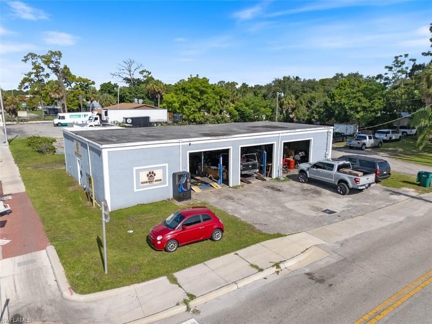 A commercial building is currently available on the market, ideally situated in the heart of Immokalee on Main Street. This property spans over 200 square feet and is situated on a .61-acre lot, providing an excellent opportunity for prospective business owners. The facility is fully equipped with the following features:

- An office and a waiting room, both equipped with air conditioning
- One bathroom containing a toilet and sink, which requires updates
- A selection of waiting room furniture
- Two wall-mounted televisions
- One small refrigerator
- One new small ice machine (not yet installed)
- A storage room with lockable access for tools and equipment
- Various air and oil filters
- Assorted shelving units
- A heavy-duty steel work table
- One wall-mounted strut spring compressor
- One chain hoist mounted on a beam
- Two 14,000-pound four-post lifts, which are fully operational
- Two 7,000-pound rail jacks mounted on one lift
- One 10,000-pound two-post lift, which is not installed
- One installed and operational Quincy air compressor
- One non-operational Ingersoll Rand air compressor for additional air volume (not installed)
- Three air hose reels
- Three bulk oil tanks with pumps and reels
- One bulk waste oil tank
- Two portable waste oil tanks
- One 55-ton OTC hydraulic press
This property represents a valuable investment opportunity for businesses seeking a well-equipped facility in a prime location
