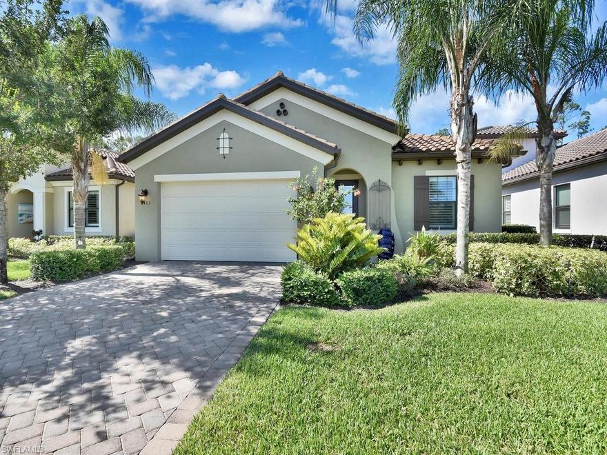 This is a One of a Kind Lot, with Lake Views from the Front and Preserve from the Back.  No Expense Spared on the upgrades with this WCI Built home in Raffia Preserve. This Home Features Custom Built Cabinetry, extensive crown molding, 6" baseboards, Tall ceilings & plantation shutters. For storm protection, impact resistant windows, sliders and doors.    This great open floor plan features a huge walk in pantry, with chef induction cooktop, double oven range, quartz countertops, builtin custom bar, entertainment center, mudroom and a fabulous utility room with custom cabinets and sink.  Enjoy a covered lanai with grill area and plenty of room to play in the pool or just relax.  The Community is in an A rated School District. You will find that Dining, Shopping, Beaches and all that Naples has to offer is all near by, come live the Naples Lifestyle now.