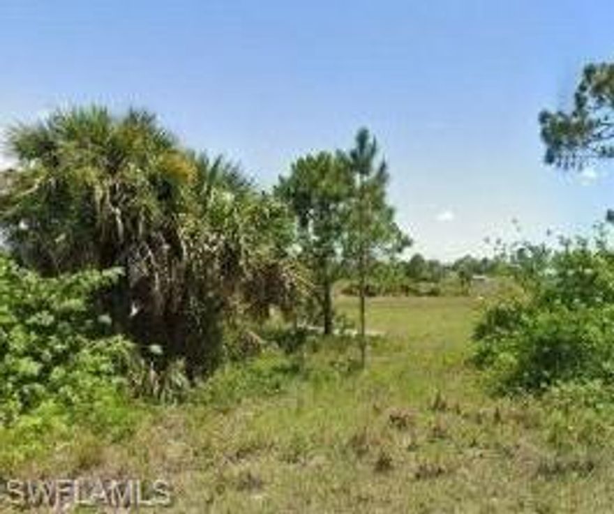 Don't miss the oportunity to own this great lot with canal view. This is a nice level building lot, Come and build the home of your dreams or invest in the beautiful growing SW Florida. Property values are increasing all around this area. BIG contruction demand.