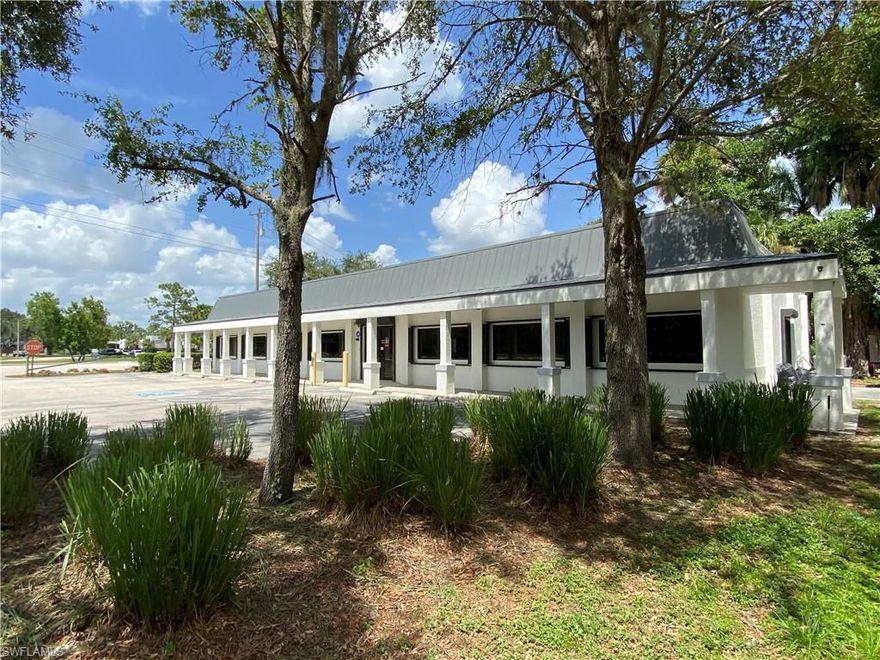 The building at 6350 Bayshore Rd, North Fort Myers, FL 33917, is a great freestanding building with 4,242 sqft under air. The building was constructed in 1976, but underwent a complete remodel with a limited development order permit in 2006-2007. In 2023, the building was freshly painted inside and out and had new flooring installed. The property has a brand new roof, fresh paint, new offices and new floor tiles. Hurricane shutters on all windows and doors for complete security. The property has a large private parking lot, a lighted pole sign right on Bayshore Road, and a side roll-up door for deliveries. Amazing visibility and is located on Bayshore Road, which is a heavily trafficked road in a growing part of town. Easy access to Babcock Ranch, Cape Coral, Fort Myers, North Fort Myers, Port Charlotte and I-75 to go further south or north. Can be rented for $6,000 per month + CAM. If interested in purchasing, there is possible owner financing with min 30% down.