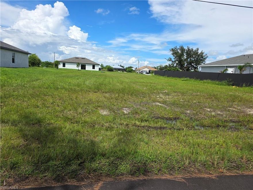 Excellent opportunity to build your dream home in Cape Coral. This lot is situated in the fast-growing Northwest Cape area, surrounded by new construction and future development