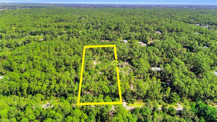 One of a kind opportunity to build your dream home in the heart of Logan Woods. This oversized lot is 2.259 acres with 100% UPLANDS, HIGH AND DRY and ready to build on surrounded by estate homes. In town acreage under $1 million doesn’t come up often especially in such a serene setting yet close to everything, no- HOA, no-CDD and in a neighborhood with no community rental restrictions. Enjoy the freedom to design your dream home with a resort style backyard among the lush landscaping. Northern rear exposure and sunset views to the west. Serenity and peacefullness just minutes away from shopping, dining, I75, in a highly rated school district just minutes away from all that Naples has to offer. Secure your slice of paradise and begin building your dream home on this one of a kind lot today.
