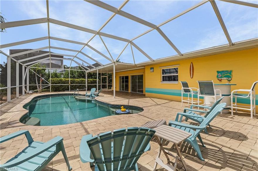 Welcome to your slice of the Florida good life. This three-bedroom, two-bathroom home sits on intersecting canals with direct sailboat access to the Gulf of Mexico. Yeah, you read that right. No bridges, no locks, just you and the open water whenever the mood strikes.

The views from this property are flat-out stunning. Picture yourself sipping your morning coffee while watching boats cruise by on the canal. It never gets old, trust us. Step outside to a huge outdoor living space built for entertaining, lounging, or just soaking up that Southwest Florida sunshine. And when you're ready to cool off, the sparkling pool is right there waiting for you.

Inside, you'll find two separate living room spaces, giving everyone plenty of room to spread out and relax. Whether you're hosting friends for game day or just need a quiet spot to unwind, this layout has you covered.

The location is honestly hard to beat. Walk to Bimini Basin for waterfront dining, or hop on your bike and cruise over to the Cape Coral Yacht Club and downtown. Restaurants, shops, and entertainment are all just a short ride away.

Here's a sweet bonus. This home also makes an excellent vacation rental, so it can work hard for you when you're not soaking up the paradise lifestyle yourself.

Homes with direct Gulf access on intersecting canals don't pop up every day. Reach out now before someone else snags your dream waterfront retreat.