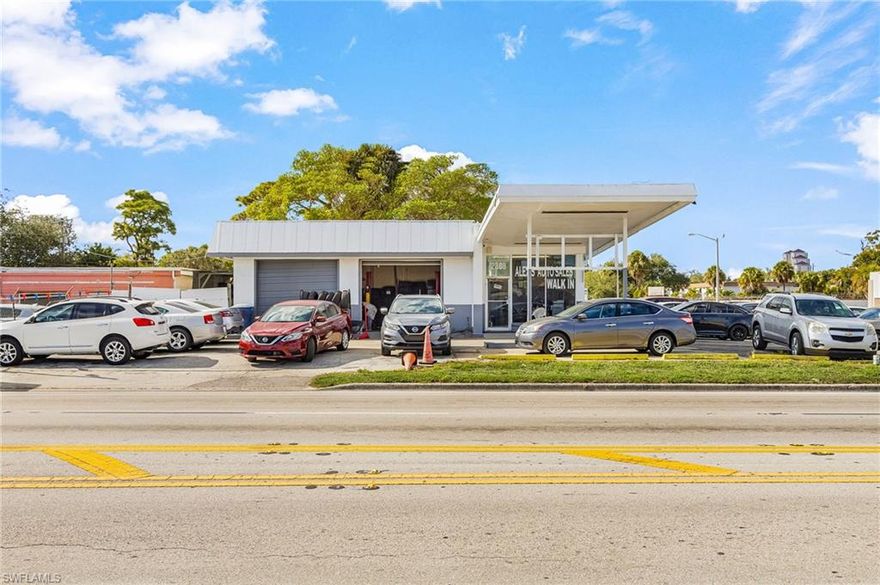 This is an auto dealership located on Fowler St, only five minutes to downtown Fort Myers, with plenty of direct Fowler St, frontage. This property is currently an auto dealership; however, what makes this property truly valuable is its capability for sales and service. The building layout offers maximum flexibility by featuring two garage bays and sufficient space for inventory. This is perfect for an owner user looking to break into a high traffic count location, as well as an investor searching for a high cap rate asset. Auto dealerships for sale in Fort Myers are extremely limited, and this is one of the lowest priced options available! The owner is open to a possible leaseback, and / or selling some / all inventory.
