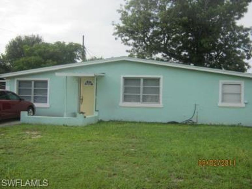 Built-in 1962. This property is 2 bedrooms 1 bath per public records. Square footage is approximately 760 sf plus the enclosed lanai that was added a few years ago which resulted in additional square footage under air. 
In reality, this property offers 3 bedrooms 2 bathrooms. There is an attached room and bathroom with a private entrance which gives the future owner additional space for family or friends to visit. 
Located in the highly desired part of Tropic Isles residential neighborhood, this is one of the lowest-priced homes in North Fort Myers! New roof installed 2021! Impact windows installed in 2019. 
Schedule your showing today. This one won't last.
