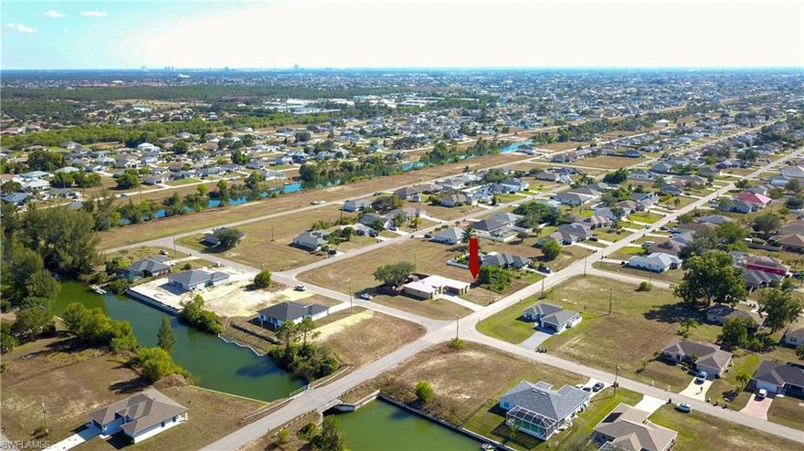 Discover the ideal location to build your next Florida home with this desirable residential lot in the rapidly expanding Northeast Cape Coral area. Situated on a quiet street lined with newer homes, this property offers the perfect blend of privacy, convenience, and long-term growth potential. With no HOA or deed restrictions, you have full freedom to design a home that fits your lifestyle.This location places you just minutes from essential amenities, including grocery stores, shopping, dining, and the growing Pine Island Corridor. Families will appreciate the close proximity to schools, as well as quick access to trails, parks, and coffee shops. Enjoy quick access to Fort Myers Beach, Sanibel, and Bunche Beach.Commuters will benefit from being only a short drive to Del Prado Blvd, US-41, and downtown Fort Myers, making daily travel easy and efficient. Whether you're a builder looking for your next project or a buyer securing land for the future, this lot delivers excellent opportunity in one of Cape Coral’s most promising growth regions!
