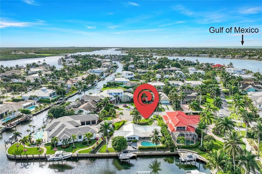Experience the pinnacle of waterfront luxury living in this beautifully remodeled Royal Harbor residence, ideally positioned on a highly sought after, low traffic cul-de-sac just off prestigious Kingfish Road. Offering an exceptional blend of elegance, comfort, and coastal sophistication, this move-in and rental ready home features 3 spacious bedrooms plus a private den and 2 impeccably updated bathrooms.

Designed with both style and peace of mind in mind, the home showcases PGT hurricane impact windows, doors, and sliders throughout. The stunning chef’s kitchen is a true centerpiece, featuring expansive quartz countertops, custom cabinetry, premium stainless steel appliances, and abundant prep and entertaining space. The luxurious primary suite offers a serene retreat complete with a generous walk-in closet and a spa inspired bathroom with refined designer finishes.

The expansive open-concept living area is flooded with natural light and crafted for effortless entertaining, seamlessly blending indoor and outdoor living through oversized sliding glass doors and a convenient pass through kitchen window. Step outside to your private tropical oasis where a fenced lanai, sparkling pool and spa, and lush professional landscaping create a true resort style atmosphere.

Boating enthusiasts will appreciate the private dock and boat lift with direct Gulf access and no bridges, allowing quick and effortless navigation to the Gulf of Mexico and the pristine beaches of Keewaydin Island. Located just minutes from the world class dining, luxury shopping, and vibrant nightlife of 5th Avenue South, Downtown Naples, Naples Pier, and Naples Airport, this exceptional property embodies the very best of upscale Naples waterfront living. This is a rare opportunity to own a luxurious slice of paradise in one of Naples most prestigious waterfront communities, make this exceptional home yours today!