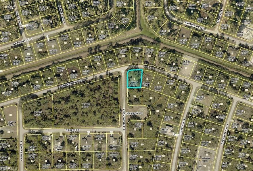Just over a quarter acre, corner lot, in desireable Lehigh Acres, Florida