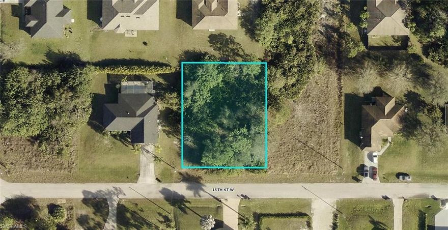 ****Opportunity knocks!**** Great chance to own two side by side buildable lots in a great location! The lot just west of this property at 3410 15th St. W. is also available MLS#224055203. Save on construction costs by building right next door . Build your new home here and then your investment property just steps from your front door! Located north of Lee Blvd. and west of Sunshine Blvd. making access in and out of this neighborhood convenient & efficient! This is a booming neighborhood with new construction abound! Buy now and build, or hold for future investment as taxes are low!