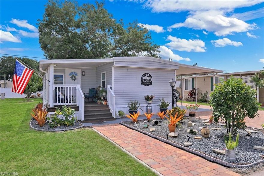 Welcome to your Florida lifestyle—whether you’re retiring, escaping winter, or ready for full-time fun in the sun. This is not your typical manufactured home—offering space, updates, and a more traditional residential feel in one of Bonita Springs’ most active 55+ communities.

Located in the resident-owned co-op of Imperial Bonita Estates, enjoy low monthly dues of just $113 (including lawn service and trash) along with a wide range of amenities and activities. The community features a beautiful new oversized heated pool completed this season, a community center hosting organized activities and outdoor concerts, plus bocce, shuffleboard, pickleball, and more. Additional features include access for kayaking/paddleboarding and low-speed roads ideal for walking and bike riding.

The location puts you close to everything—approximately 1.8 miles to Downtown Bonita Springs, where you’ll find dining, coffee shops, shopping, and live music and entertainment, and about 15 minutes to Bonita and Barefoot Beach. Easy access to RSW Airport makes travel convenient.

Inside, this spacious 2BR/2BA home offers nearly 1,500 sq ft of air-conditioned living space with drywall throughout and insulated walls and ceilings, providing a more traditional residential feel. The kitchen and baths feature quartz countertops, stainless steel appliances, and tiled showers, updated within the past few years. Additional improvements include updated windows, A/C, PEX plumbing, subflooring, laminate flooring, and an electrical panel, offering added comfort and peace of mind.

A well-updated home in an amenity-rich community, ideally located to enjoy the best of Southwest Florida living.