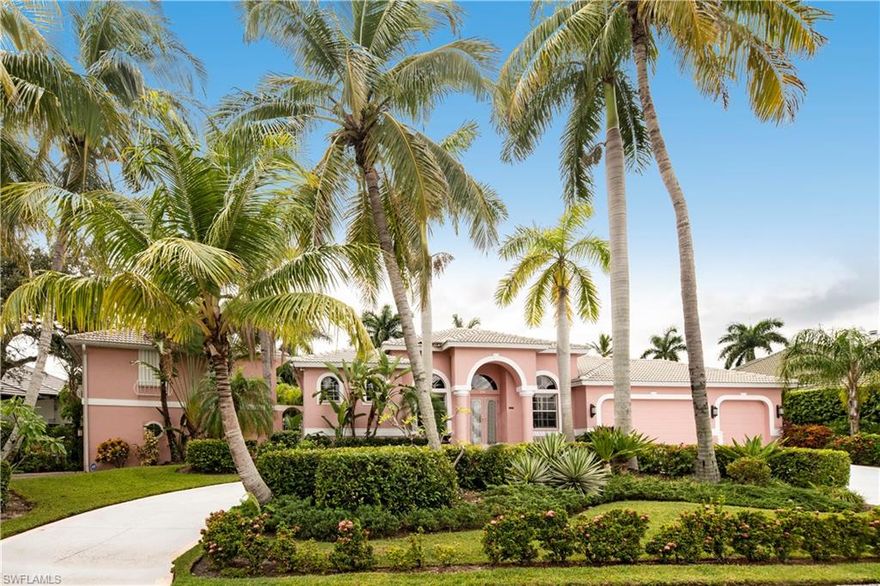 Large, beautiful lot on the quaint Aqua Ct. in Aqualane Shores! This well maintained home has a new roof, A/C, paint and water heater. Grandfathered guest suite above separate two car garage is over 700 sf nicely outfitted with kitchenette, living room, bedroom, bath and separate generator. This home is move-in ready with great remodel potential!