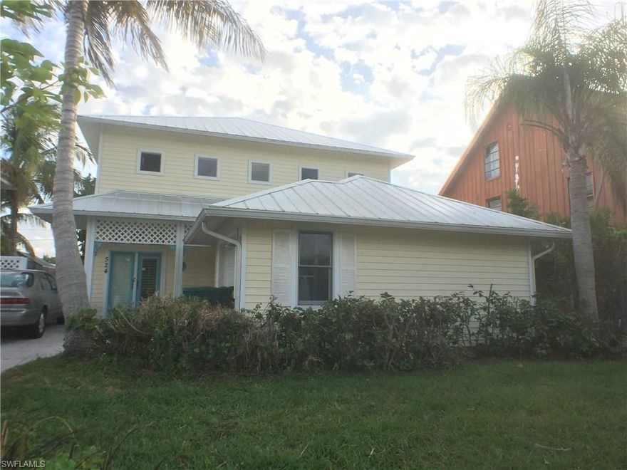 Great 2 story single family Key West style home located less than .5 miles from the beach. Large Master Suite upstairs with guest bedrooms and bath on the main living level. 5 minute drive from local hot spots for dining and entertainment. Great vacation/rental property for investors or perfect for your new year round home moments from the beach!