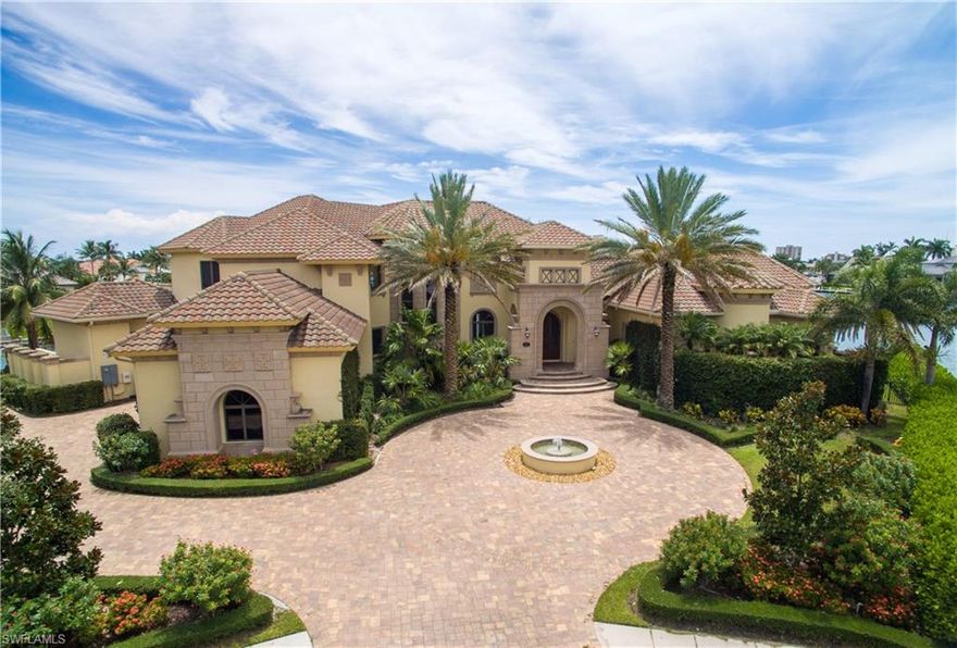 Don’t miss the opportunity to own this GORGEOUS DIRECT GULF ACCESS one of a kind home located on prestigious Marco Island.  Home is located on an expansive salt water basin with intersecting canals, and views to die for.  The open Gulf of Mexico waters can be seen up the canal from the house.  Most any convenience is located just a few minutes drive & the beach is a short bike ride away. This home is a must see and there are simply too many features to list.  The heated infinity pool with overflow spa is the perfect place to enjoy the sunset, while your dinner is cooking on the grill in your outdoor kitchen. Full seawall is in place as well as dock and lift.  No expense was spared in the construction of this house and pictures just don’t do it justice, so call today for your personal tour before it's gone.