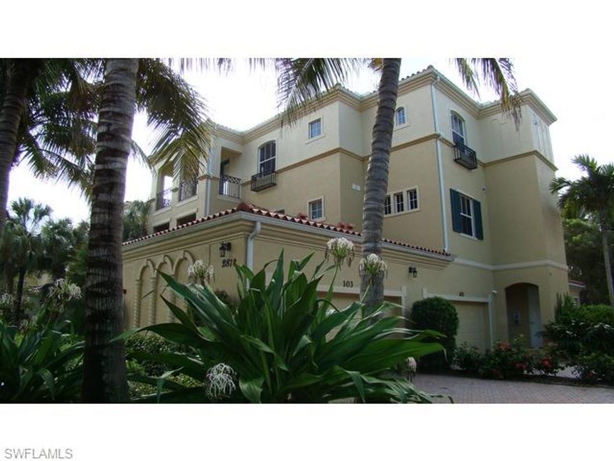 HUGE $ 20.000 PRICE REDUCTION!!! - ONLY PENTHOUSE CONDO WITH BEST WATERFALL VIEW IN CASTILLO WORTH $$$!!! - STUNNING OPPORTUNITY!!!... This up-scale property is located in Castillo at Tiburon, one of the most prestigious communities of Naples, FL. Fully turn-key, elegant with an European Flair furnished penthouse. The upgrades are "the best of all". Marble floors in living area's and lanai, Cherry hard wood floors in the bedrooms with matching plantation shutters. The home has crown moldings, coffered ceilings, decorative custom made draperies. The kitchen includes enhanced rich cherry wood cabinets, granite counter tops upgraded appliances and a gas range, and much more! This property is as good as new. The stately cherry wood private elevator has his own private lock code. The home has several balconies and a huge lanai for entertainment, from the front balconies you can enjoy the beautiful fountains and waterfall display and tropical gardens. "Tiburon" has for you several club memberships available...