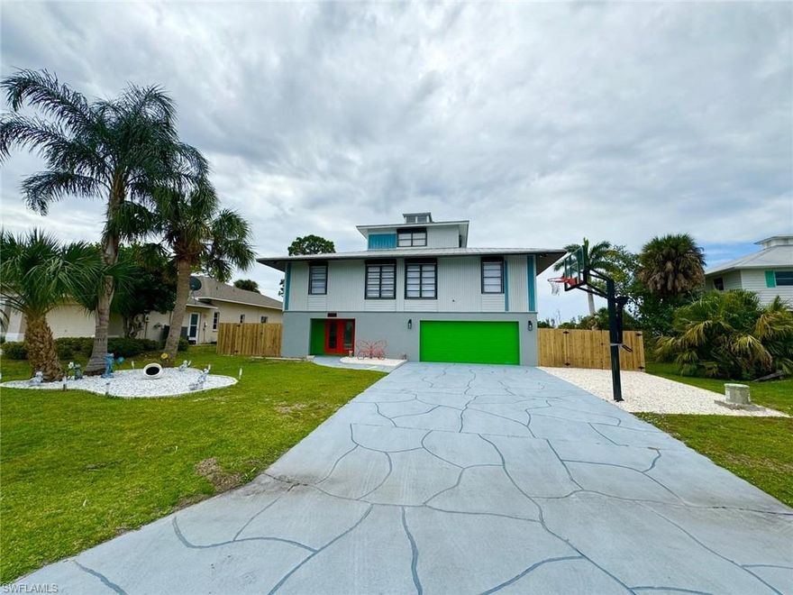 Discover refined living in this exceptional three-story loft-style residence overlooking the 12th hole of Alden Pines Golf Course. Designed to impress, the home features a spectacular 30,000-gallon heated saltwater pool, offering a private resort-style setting with sweeping golf course views.
With three full bathrooms and three expansive levels of living space, this residence delivers both elegance and functionality. The kitchen is appointed with timeless, high-end finishes and generous storage, while real hardwood flooring enhances every bedroom. 
Two distinct outdoor living spaces invite you to unwind and take in Pine Island’s renowned sunsets, creating an ideal backdrop for relaxation or entertaining.
This one-of-a-kind property blends luxury, character, and lifestyle—an exceptional opportunity to make it your own. Schedule your private showing today.