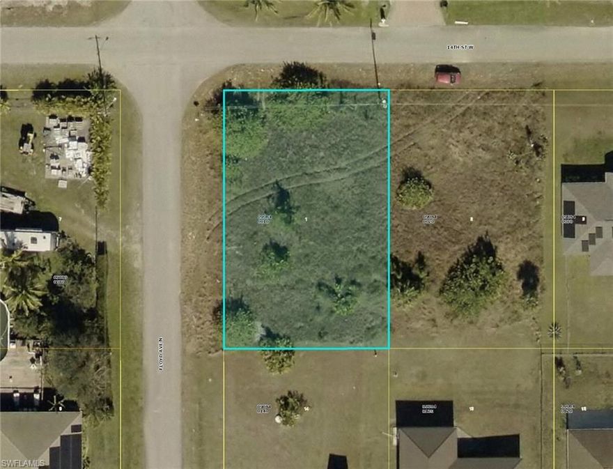Prime Corner Lot Opportunity in Lehigh Acres! ??

Build your dream home on this exceptional cleared corner lot located at 4313 14th St W, Lehigh Acres, FL 33971. This spacious parcel offers flexibility, visibility, and added curb appeal—perfect for a custom home or investment property.

Being a corner lot means more space, more privacy, and easier access, along with enhanced design possibilities and long-term value. Best of all, the lot is already cleared, saving you time and money so you can move forward with your plans right away.

Conveniently situated near local schools, grocery stores, shopping centers, dining, and everyday essentials, this location blends peaceful residential living with easy access to modern conveniences. Commuters will appreciate the quick access to I-75, making travel to Fort Myers, beaches, and surrounding areas a breeze.

Whether you’re looking to build now or hold for future growth, this property offers location, accessibility, and potential—all in one.

?? Don’t miss your chance to secure a premium corner lot in a growing and desirable area of Lehigh Acres!