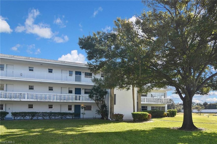 Beautiful move in ready 2-bedroom, 2-bathroom first floor unit. Overlooking the peaceful lush landscape area. This unit is completely updated new kitchen with gorgeous cabinets and quartz countertops. New bathrooms, newer water heater and a/c. Sold turnkey. All you need to do is pack your clothes and start enjoying sunny Florida lifestyle. Tropic Terrace is a 55+, pet friendly community that offers heated pool, clubhouse, shuffleboard courts, the best part is Tropic Terrace is Gulf access via a canal. Boat slips are available for lease. Spend the day on the water or take a drive to the many local beaches. Easy access to shopping within walking distance and restaurants to enjoy.