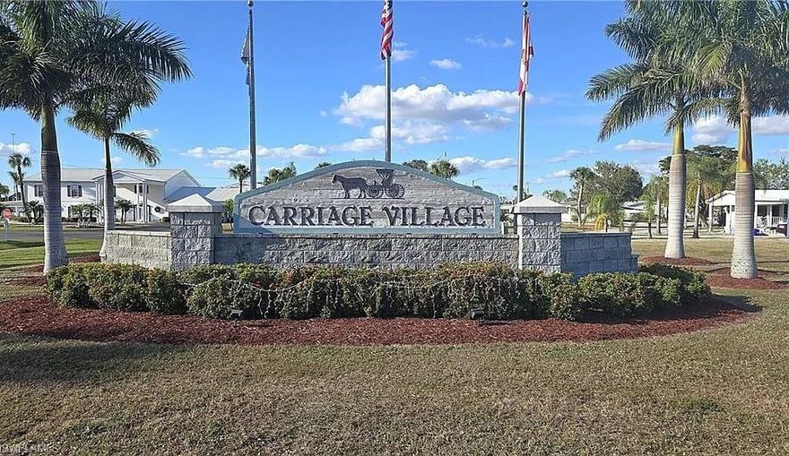 Welcome to Carriage Village, a vibrant 55+ community offering an active and friendly lifestyle. Enjoy a wide range of amenities including a spacious clubhouse, large heated pool, putting green, shuffleboard courts, and more. This vacant lot is ready for your brand-new manufactured home, with low HOA fees and well-maintained grounds. OWNER FINANCING is available, making this an excellent opportunity to own in one of the area’s most desirable communities. Don’t miss your chance to build your ideal retirement retreat in a location that has it all!
