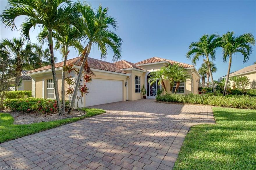 THIS IS THE ONLY OAKMONT FOR YOU! Walk into this freshly painted home and enjoy this light and bright open floor plan with amazing Southern exposure while entertaining by the pool and spa. This home has been updated with new carpets, epoxy flooring in the garage, newer appliances, and all of this is situated on a very quiet street. Island Walk is an aware winning amenity rich (To much to list) tennis community with lower HOA fees which cover lawn, cable, internet, and much, much more! Home has been recently appraised and seller is motivated! Please look at our virtual tour. Island Walk is close to shopping, restaurants, hospital and two area beaches. DO NOT MISS THIS OPPORTUNITY TO PURCHASE THIS HOME.