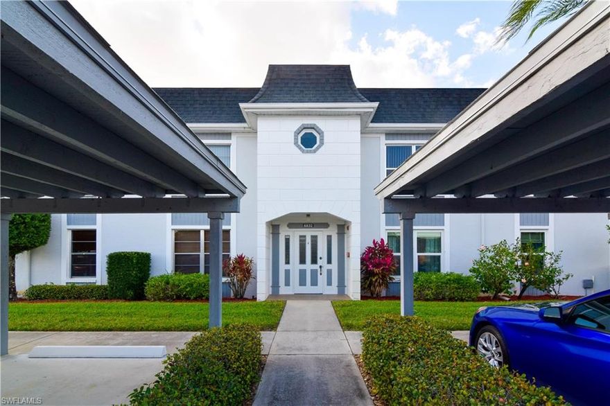 Enjoy beautiful lake views from your move in ready first floor 2 bedroom, 2 bath condo located in the active 55+ community of Myerlee Gardens.  This very well-maintained home is being sold turnkey and offers an enclosed lanai, eat in kitchen, spacious living area and dining room, large master bedroom with attached ensuite including walk-in shower. Home has been recently updated and has impact glass windows with an electric shutter on lanai. Myerlee Gardens community amenities include a clubhouse, fitness room, community pool and spa, tennis courts, and shuffleboard. Great South Ft. Myers location within minutes to public golf courses, Fort Myers Beach and Sanibel, shopping, restaurants, and medical facilities. Make your showing appointment today!