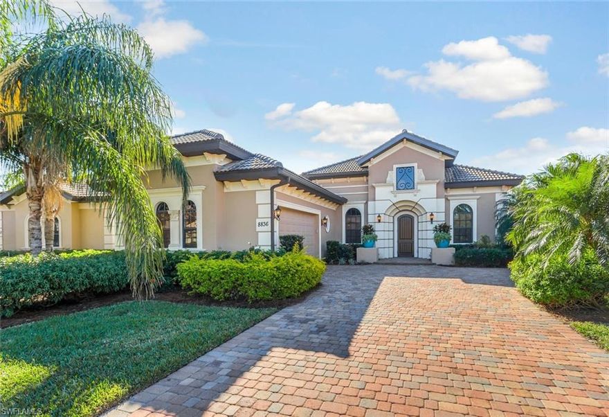 JUST REDUCED! Attention Paseo Buyers: Do NOT miss out on this outstanding LAKEFRONT Montessa POOL/SPA home on lovely Sarita Court! Prepare to be impressed with the endless Options & Upgrades in this immaculate, beautifully maintained original-owner home! Extensive architectural millwork throughout this model-quality residence incl wainscoting, crown molding, and beadboard tray ceilings! High-end fit & finish around every corner.. beautiful custom cabinetry, gorgeous granite, GE Profile appliances, loads of accent lighting, wet bar, wood floor in den, custom closet built-ins and numerous specialized storage solutions. The designer lighting & ceiling fans in this home are absolutely stunning! Spectacular lake views and coveted Southern exposure.. the lakeside pool/spa could not be more inviting! ENTIRE POOL CAGE JUST RE-SCREENED along with NEW ELECTRIC STORM SHUTTERS on the lanai. Quiet cul-de-sac location, yet super convenient to all of Paseo's award-winning Town Center amenities.. A TRUE FIND, and an absolute GEM!