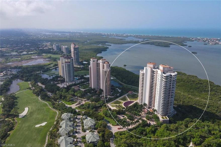 PENTHOUSE!!!!!! Act quick on this once in a lifetime opportunity to own a highest floor retreat in the sky. This rarely available Westernly View Penthouse is available now. Drive into the secured parking area and park in your private 2+ car garage with added storage located immediately off the entrance. Enter the High End Lobby and be taken up to your Penthouse in your private secured elevator into this beautifully appointed 3 Bedroom, 3 + 1 Bathroom Plus Den. Sit and enjoy the west views from the large private terrace. Enjoy your second outdoor terrace with grill. Luxury is everywhere with marble/wood floors, open floor plan with designer built-ins and gas fireplace. The open kitchen with center island is appointed with Wolfe Gas Cooktop, Subzero Appliances. A large master suite with private sitting area with large his/her custom walk-in closets & a luxury marble floored spacious bathroom. Rooftop social area, gym, theater, billiard room, social & card room & two guest suites. Don't wait!!!!!