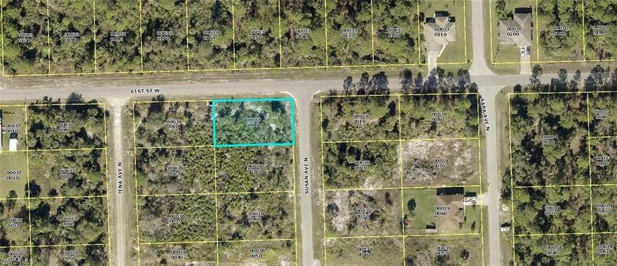 Great oversized corner lot with western exposure! This lot is ready for your new pool home or investment property NOW!  Tucked into this nice quiet neighborhood this is the perfect opportunity to build now or hold this lot for future investment. The taxes are LOW!